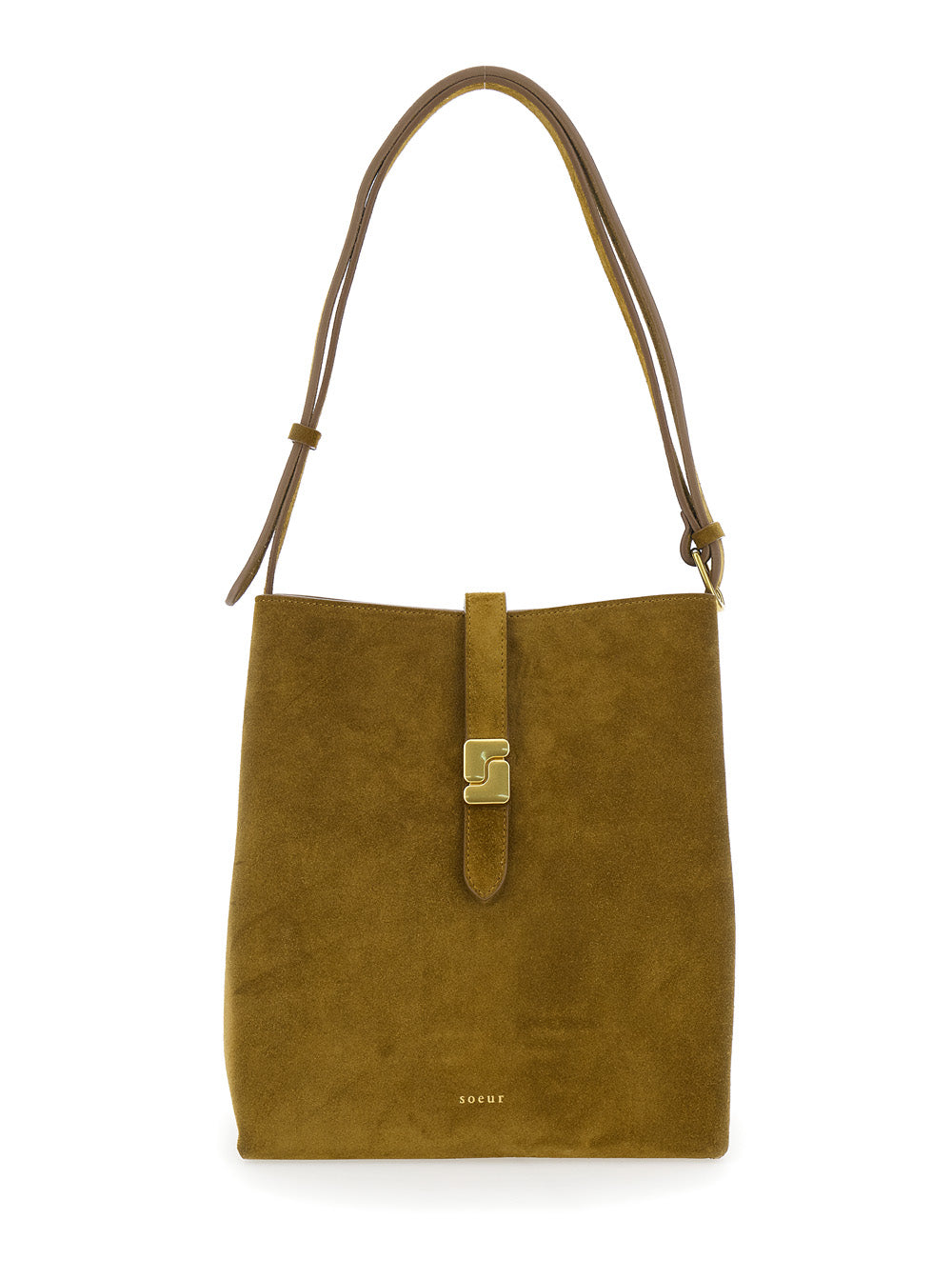 Soeur Bello Shoulder Bag — Brown Leather