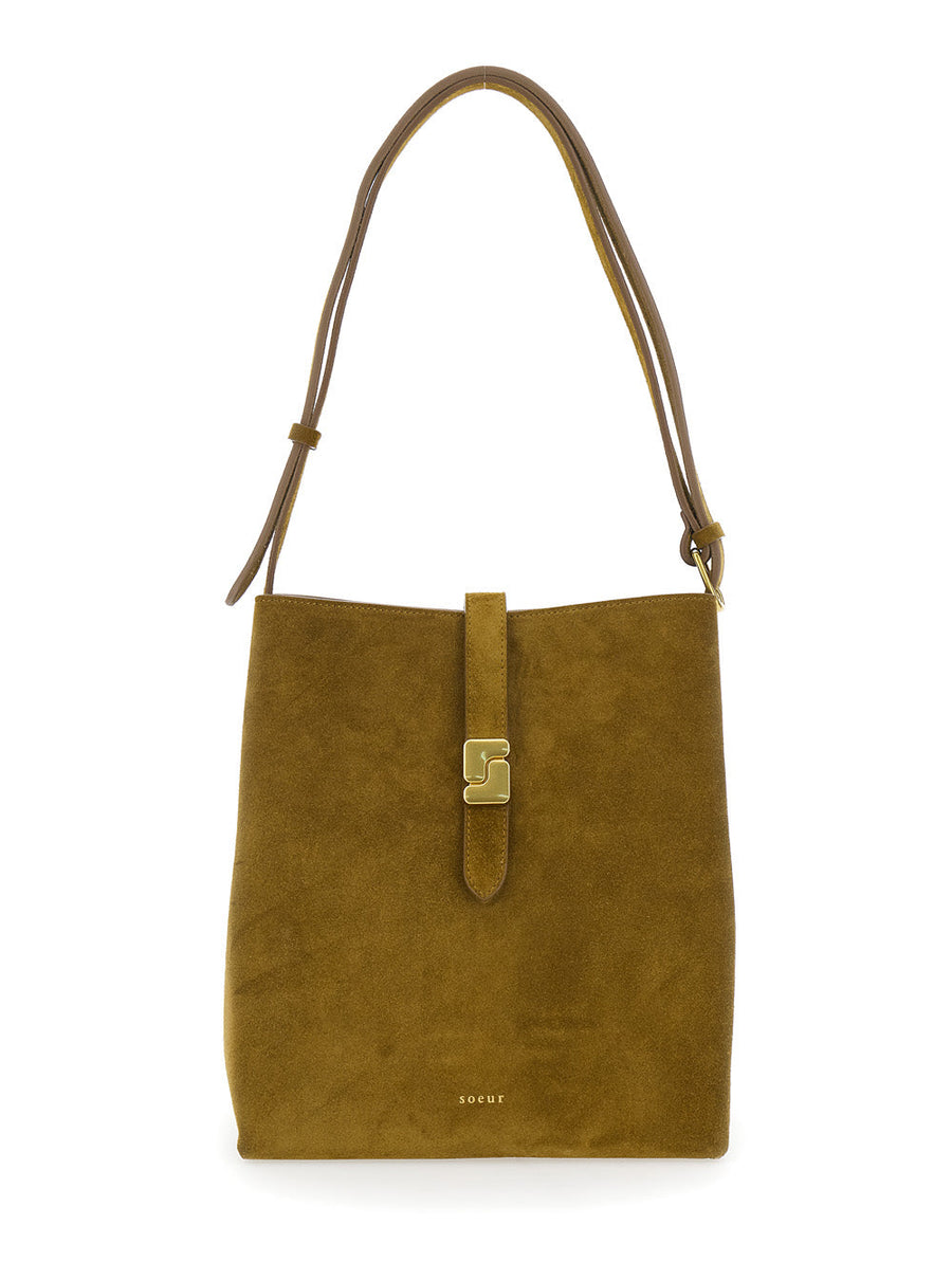 Soeur Bello Shoulder Bag — Brown Leather