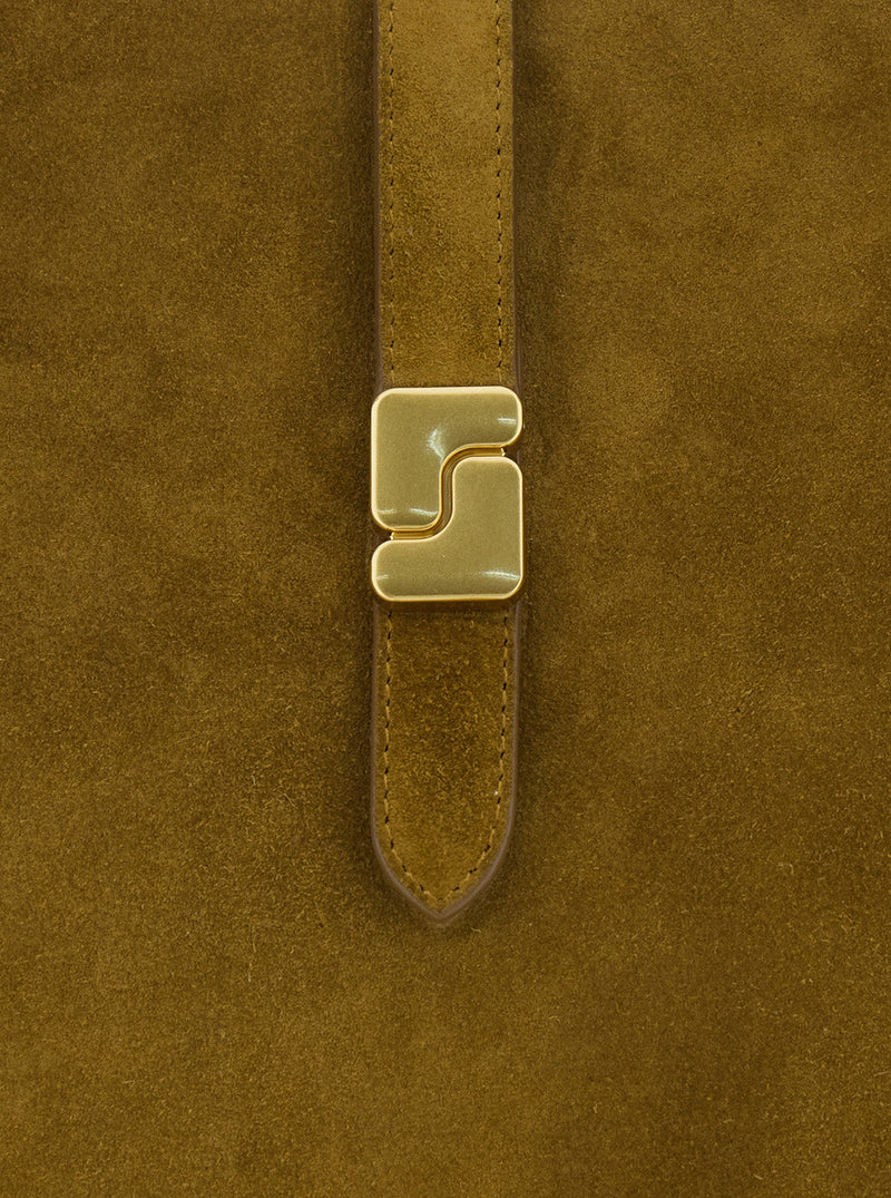 Soeur Bello Shoulder Bag — Brown Leather