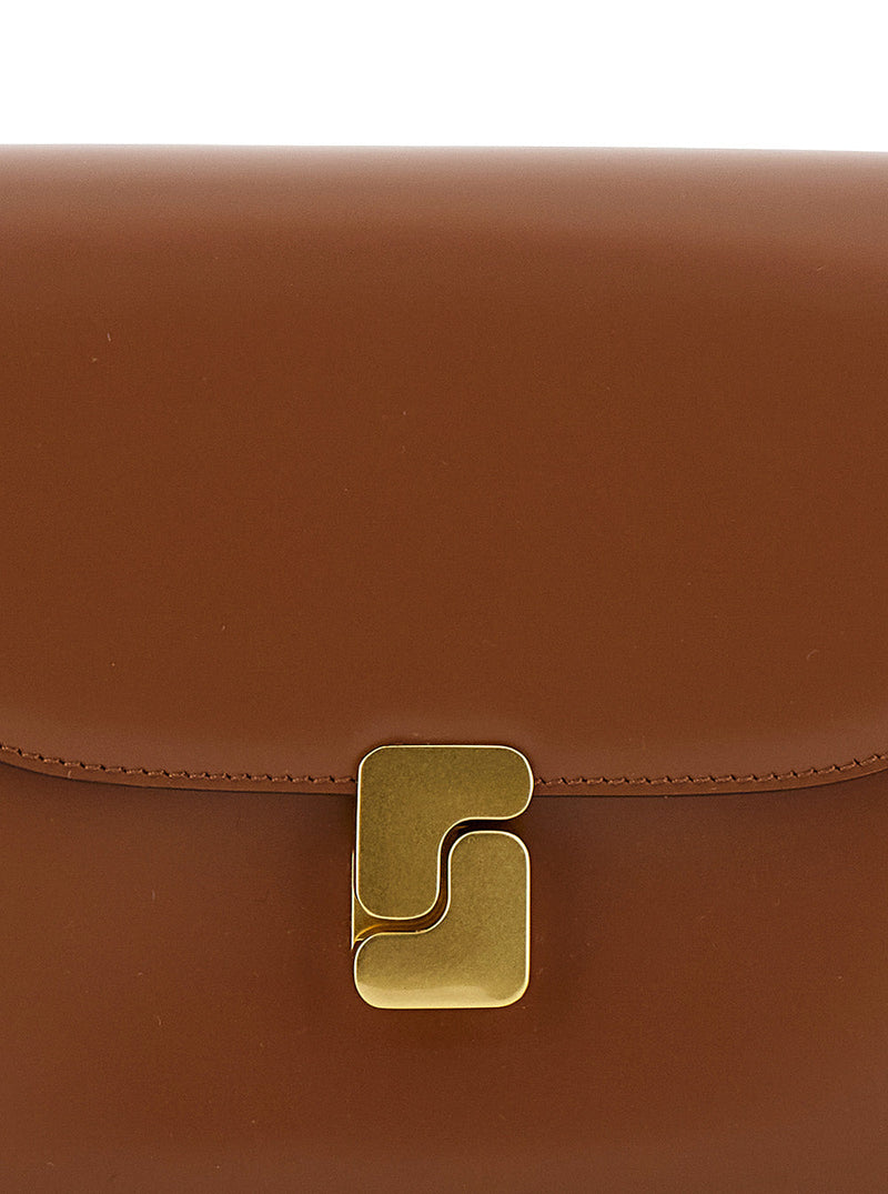 Soeur Bellissima Mini Shoulder Bag — Brown Leather