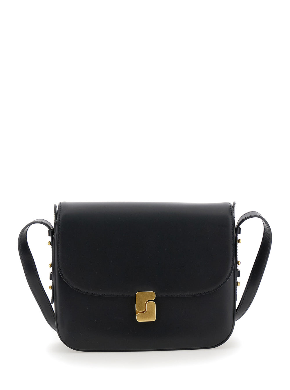 Soeur Crossbody Bag — Black Leather