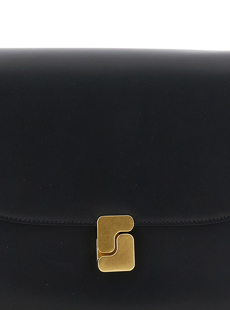 Soeur Crossbody Bag — Black Leather