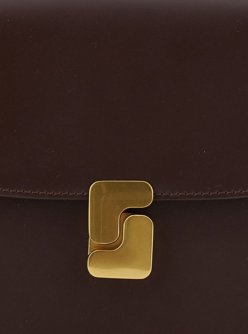 Soeur Bellissima Mini Shoulder Bag — Brown Leather