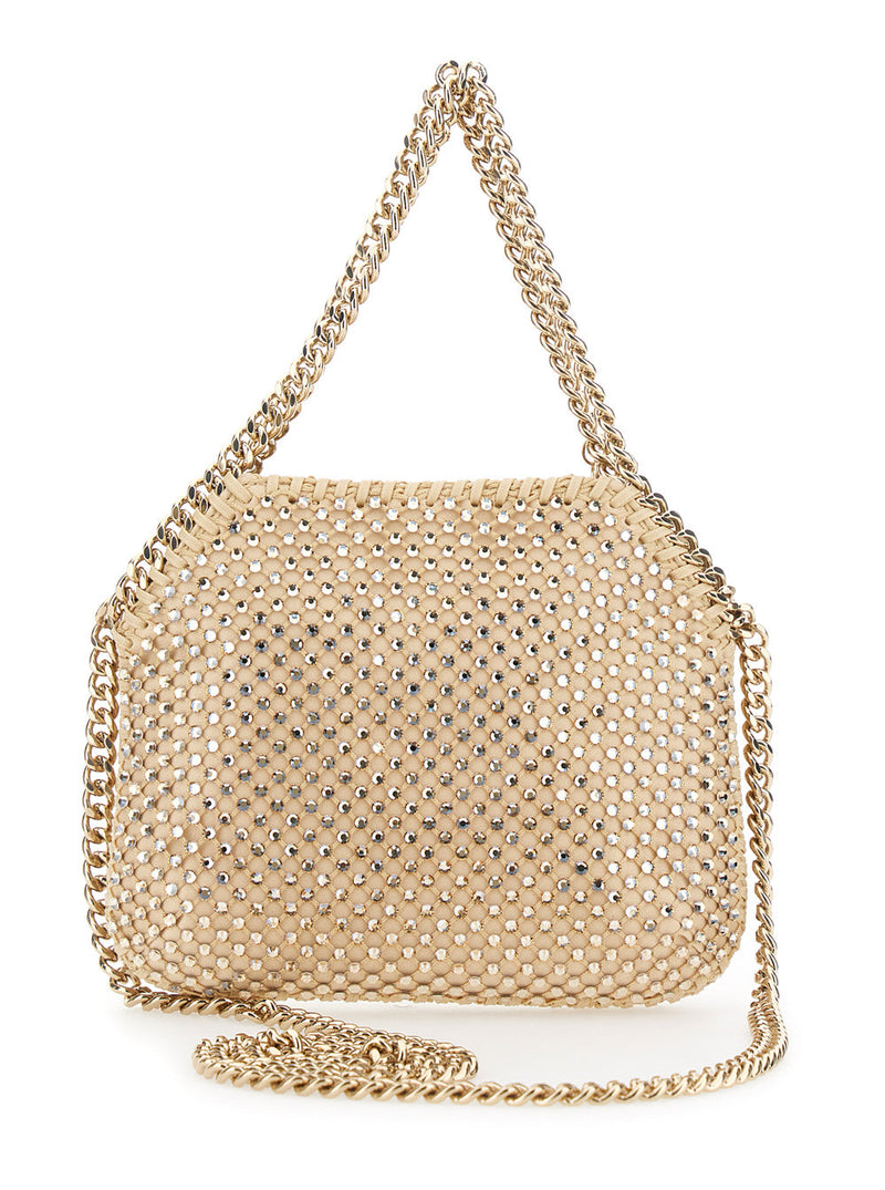 Stella Mccartney Falabella Mini Shoulder Bag — Pink Polyamide