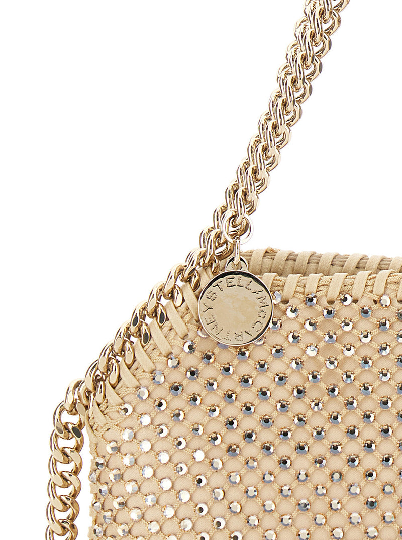 Stella Mccartney Falabella Mini Shoulder Bag — Pink Polyamide