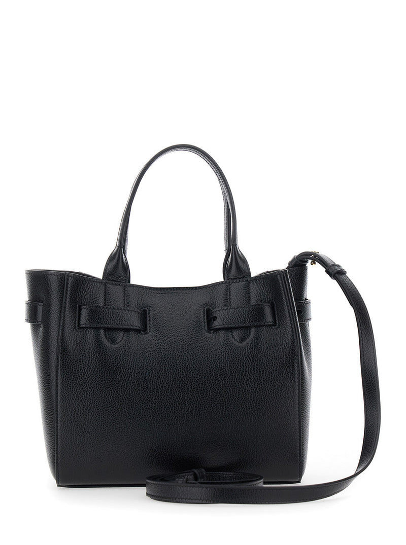 Tom Ford Audrey Piccola Shoulder Bag — Black Calf Leather