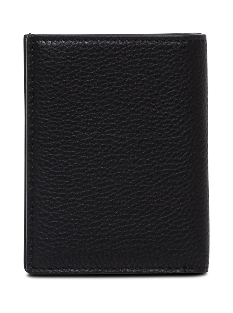 Tom Ford Grained Calf Leather Card Case — Black Cases