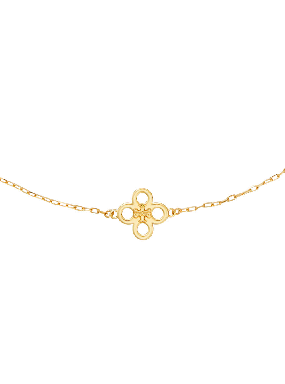 Tory Burch Forget Me Necklace — Gold Brass Necklaces