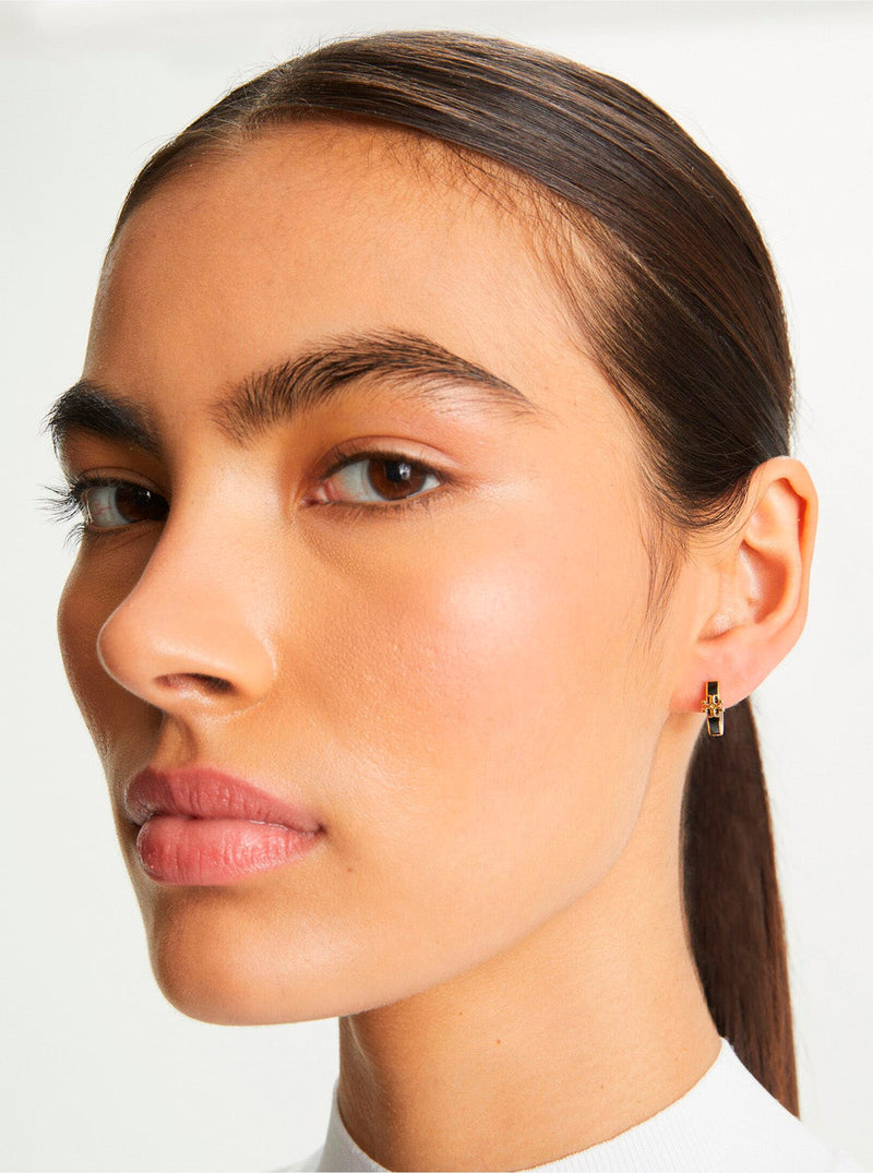 Tory Burch Kira Earrings — Gold Brass