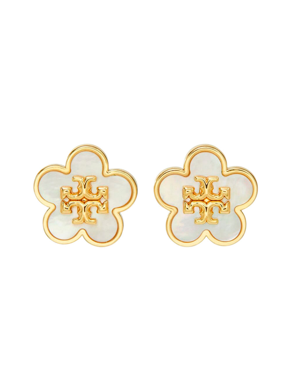 Tory Burch Forget Me Earrings — Gold Brass
