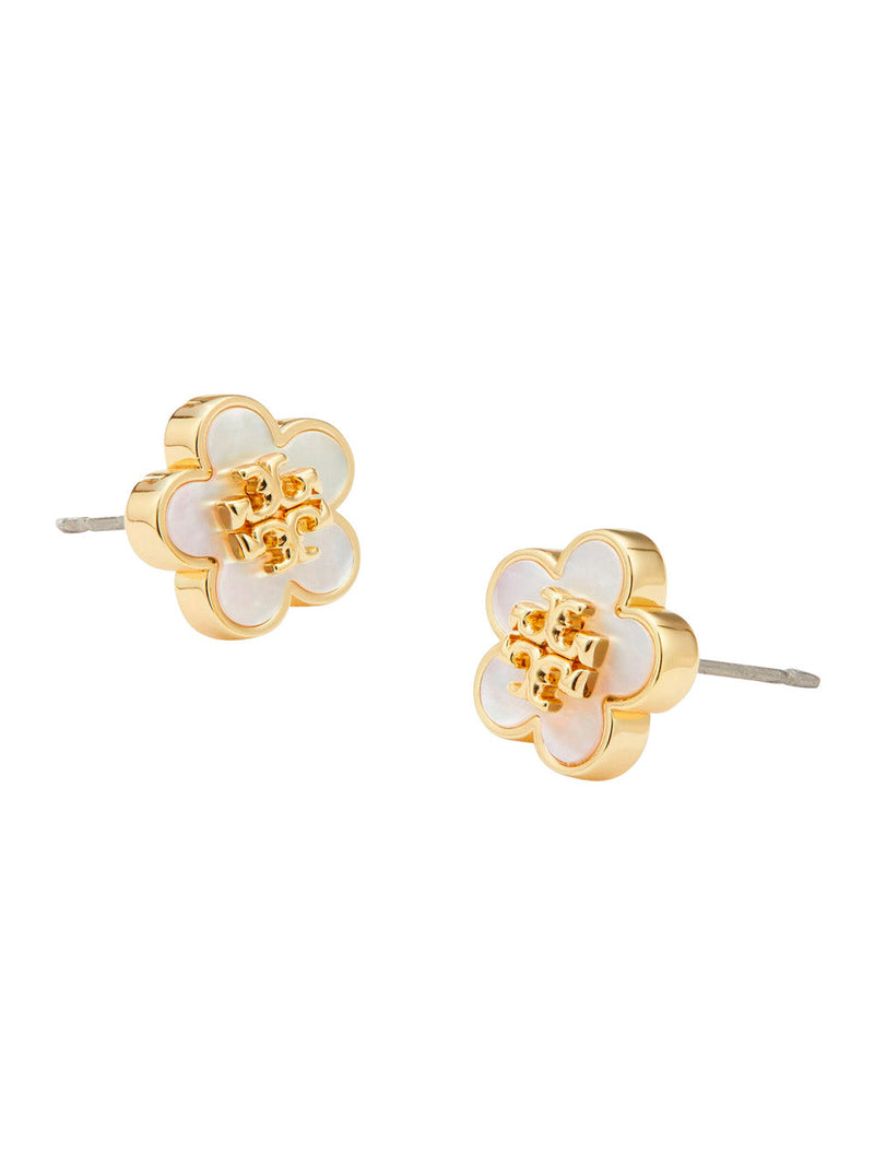 Tory Burch Forget Me Earrings — Gold Brass