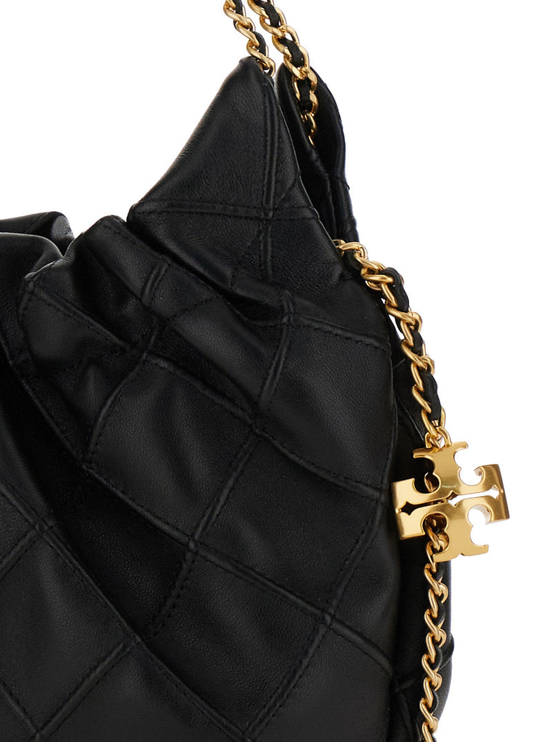 Tory Burch Shoulder Bag — Black Lamb Leather