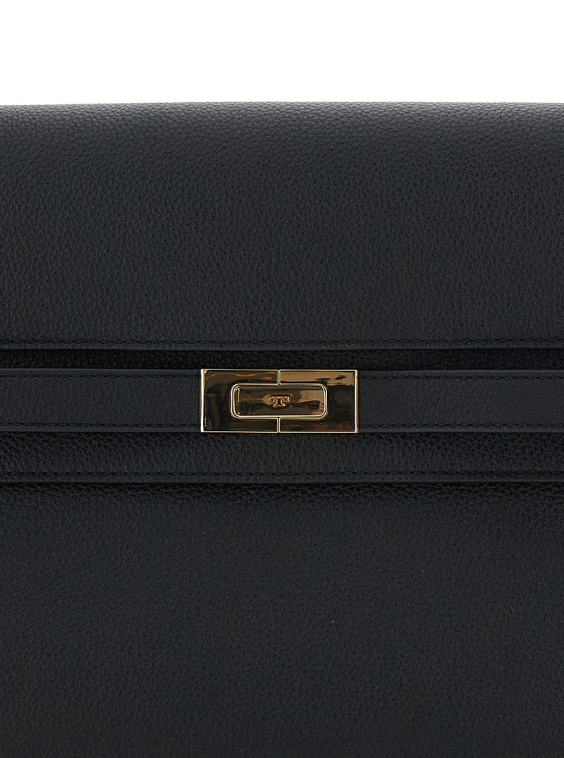 Tory Burch Shoulder Bag — Black Cow Leather