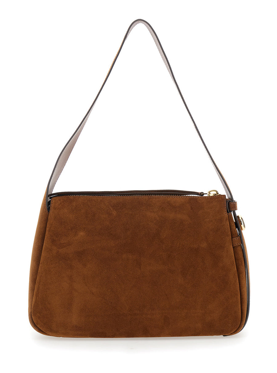 Tory Burch Shoulder Bag — Brown Bovine Leather