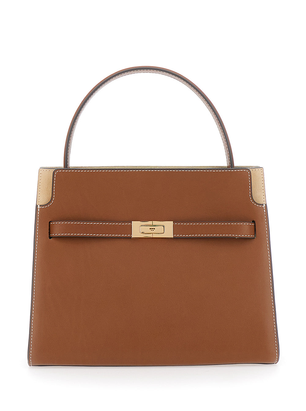 Tory Burch Top Handle Bag — Brown Cow Leather
