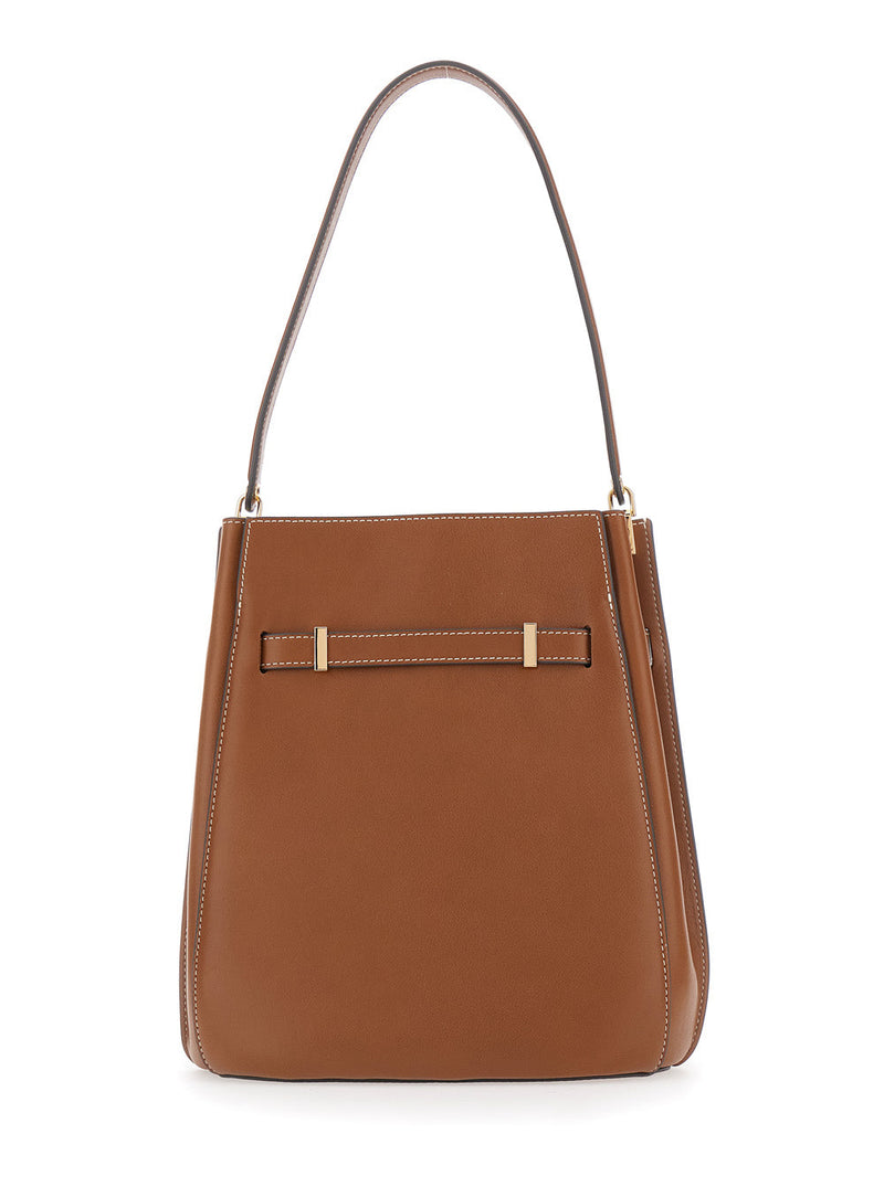 Tory Burch Shoulder Bag — Brown Cow Leather