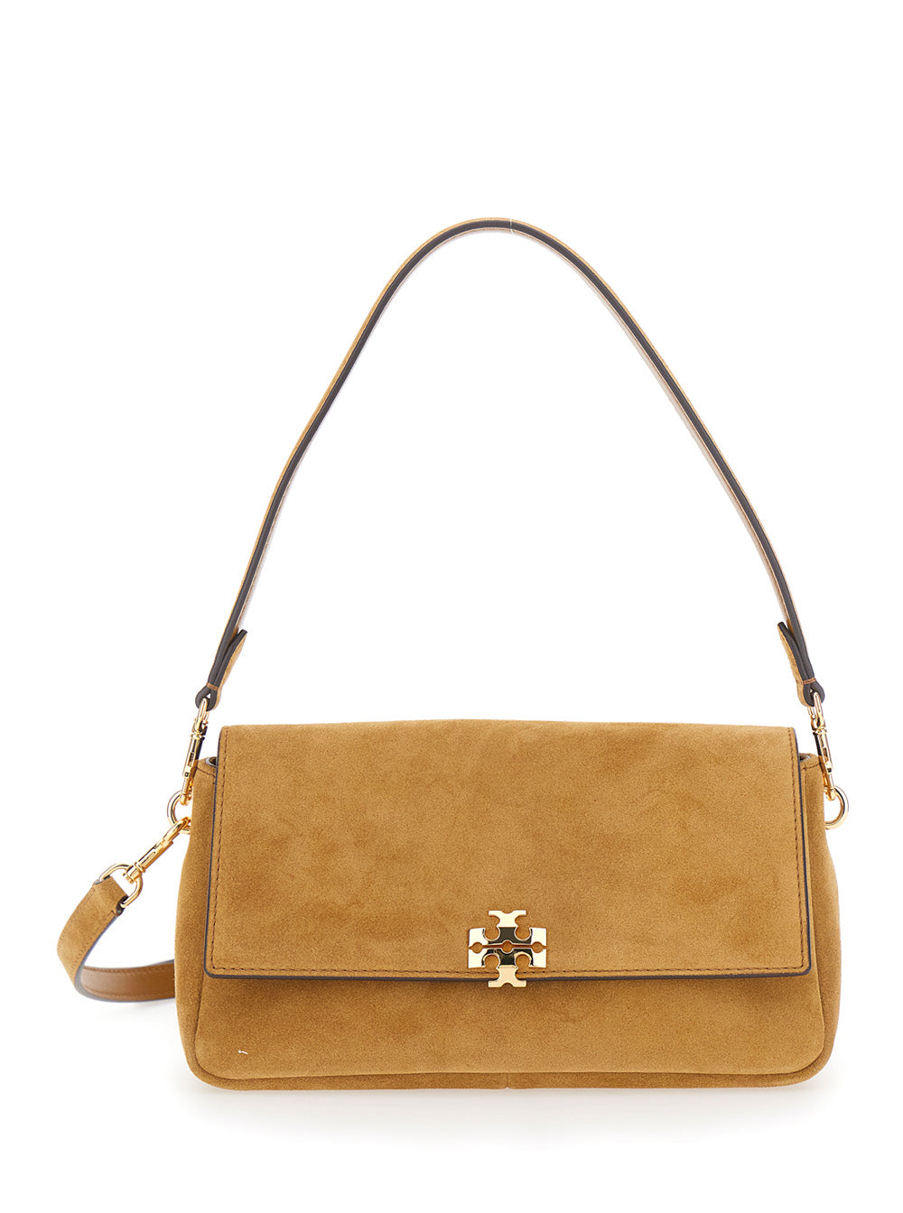 Tory Burch Shoulder Bag — Brown Suede