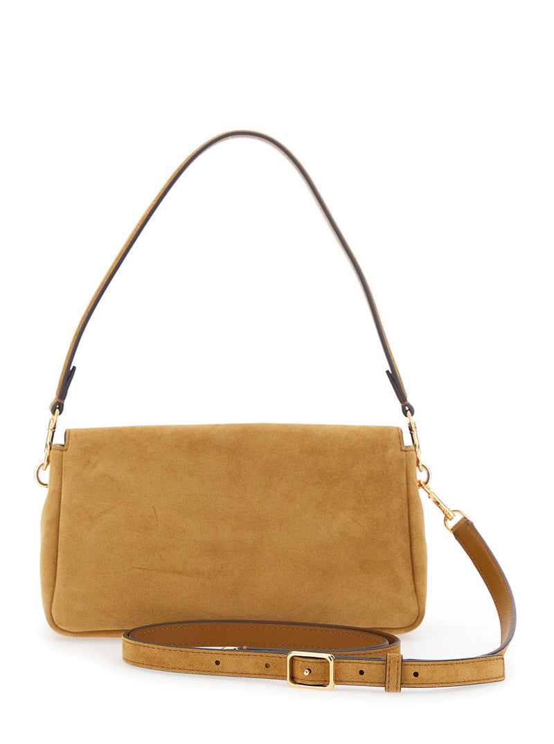 Tory Burch Shoulder Bag — Brown Suede