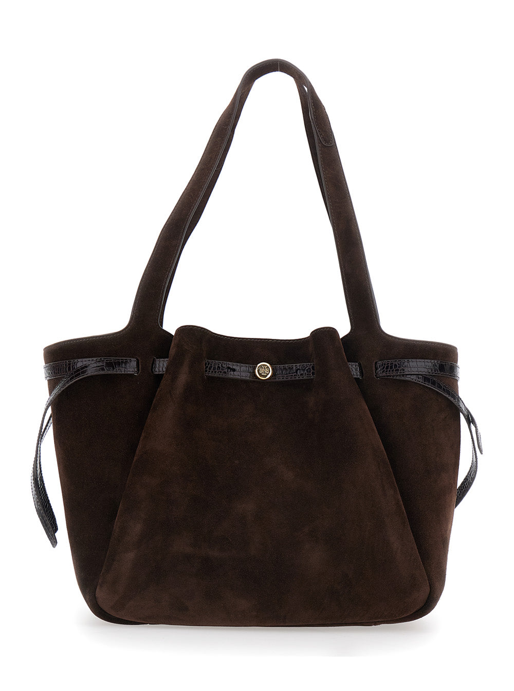 Tory Burch Shoulder Bag — Brown Calf Leather