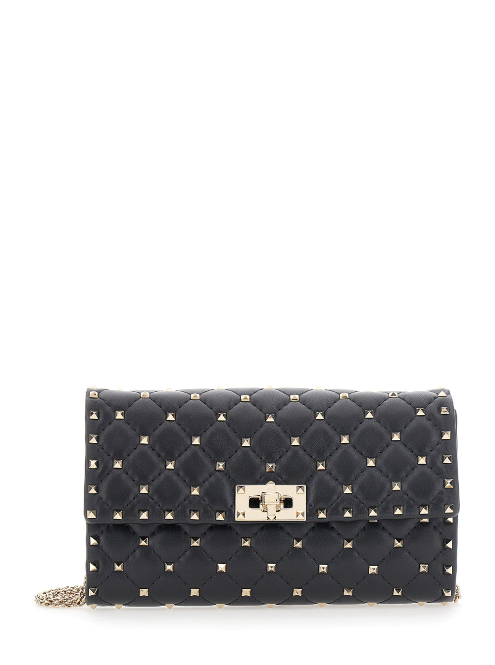 Valentino Garavani Crossbody Bag — Black Lamb Leather