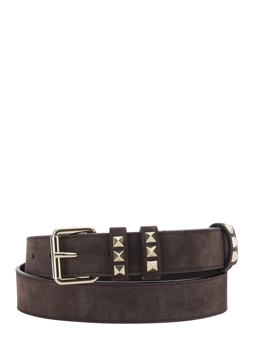 Valentino Garavani Belt — Brown Lamb Leather