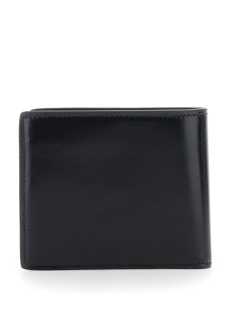 Versace Bi-Fold Wallet — Black Polyester