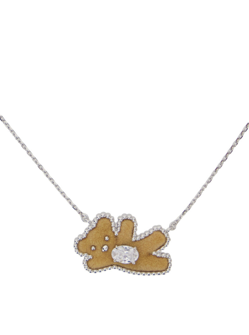 Yvmin Necklace — Beige Fabric Necklaces