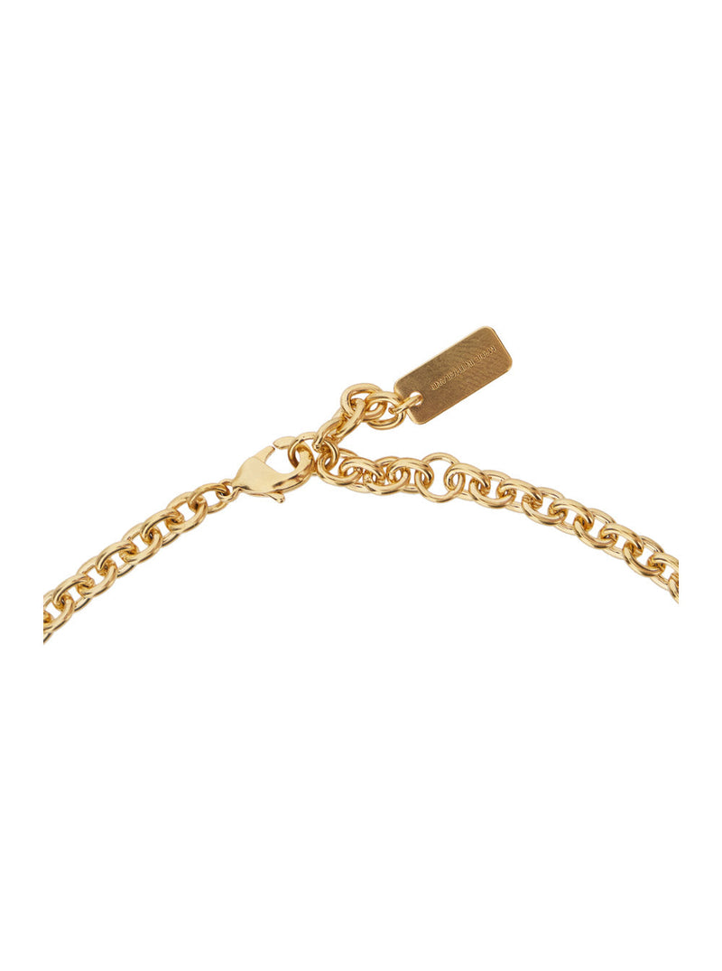 Chloé Gold-Plated Chain With Charm Pendants Necklace — Gold Brass Necklaces