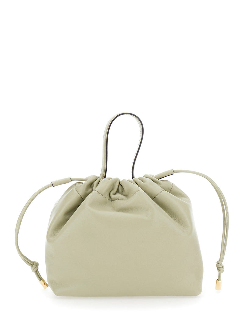 Chloé Icons Shoulder Bag — Gray Leather
