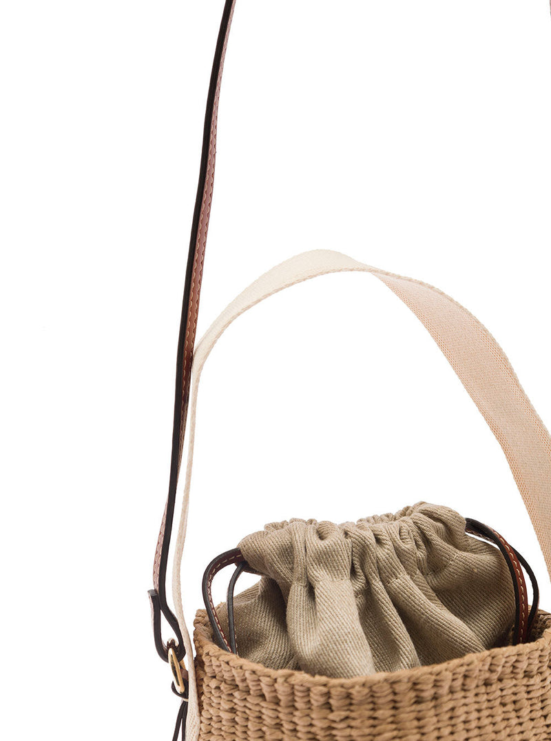 Chloé Woody Shoulder Bag — Beige Paper