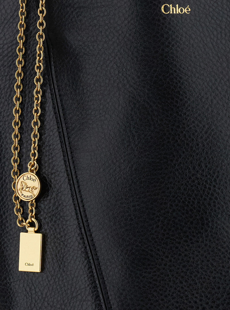Chloé Shoulder Bag — Black Leather