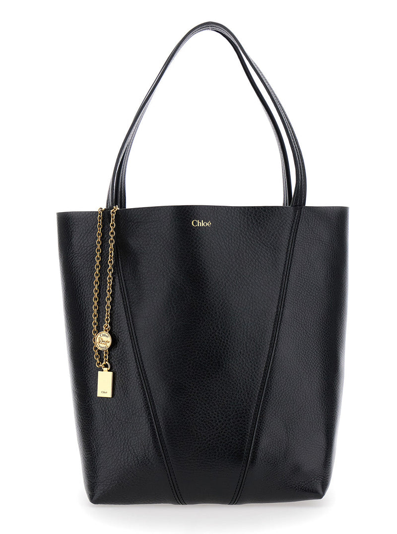 Chloé Shoulder Bag — Black Leather
