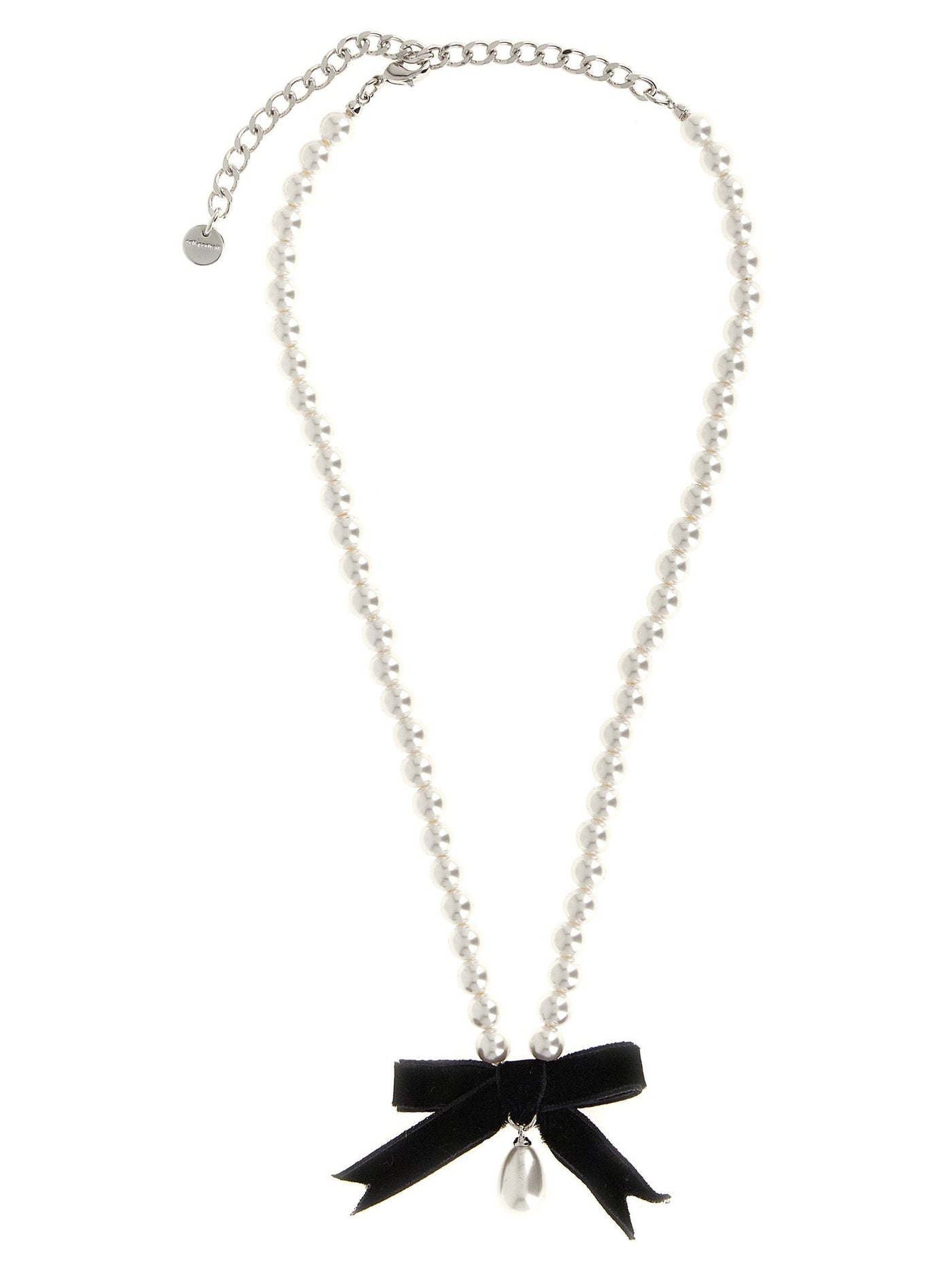 Self-Portrait Necklace — White Synthetic Pearls Necklaces