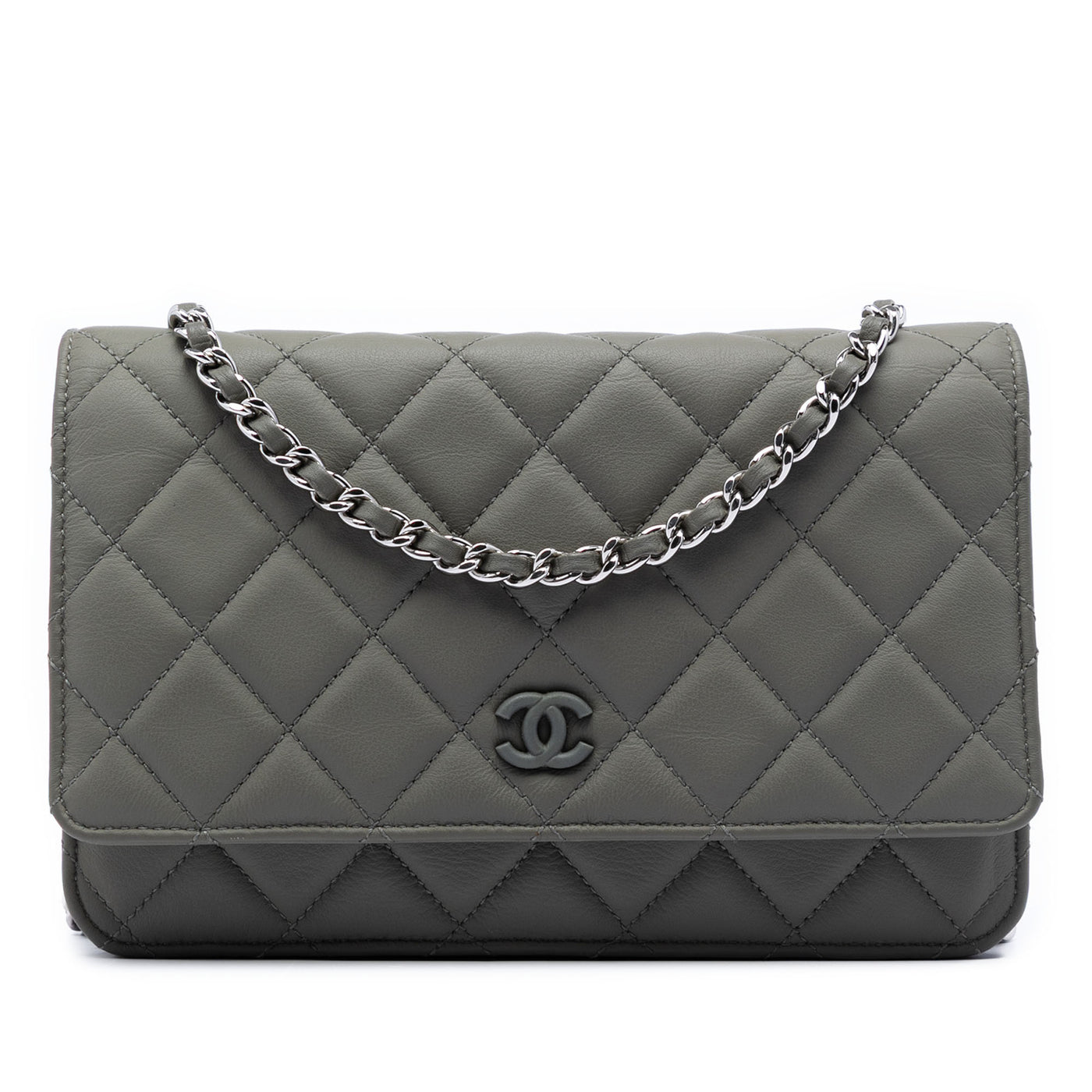 CC Quilted Lambskin Incognito Wallet On Chain - Image 1