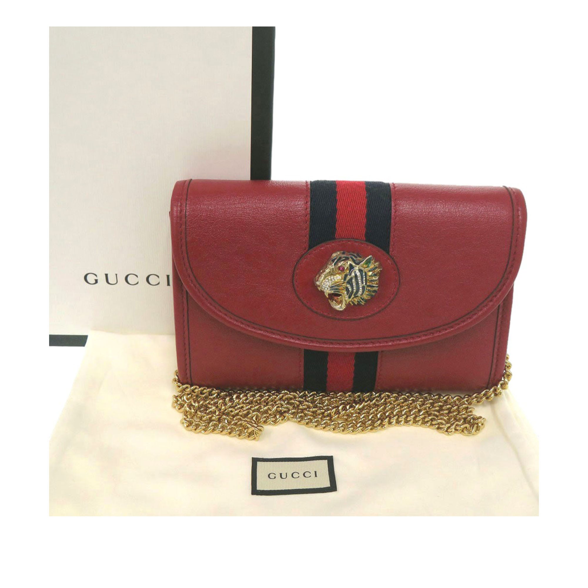 Mini Calfskin Rajah Web Chain Crossbody - Image 18