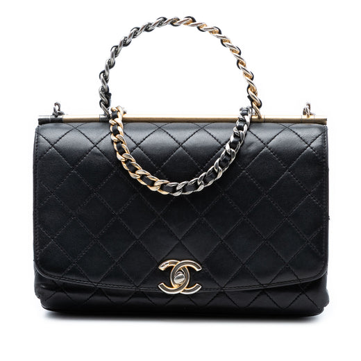 Medium Quilted Lambskin La Parisienne Flap - Image 1