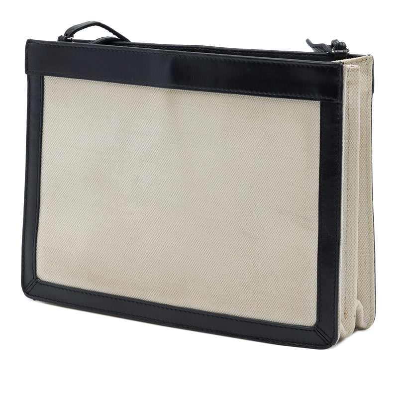 Canvas Navy Pochette Crossbody - Image 2