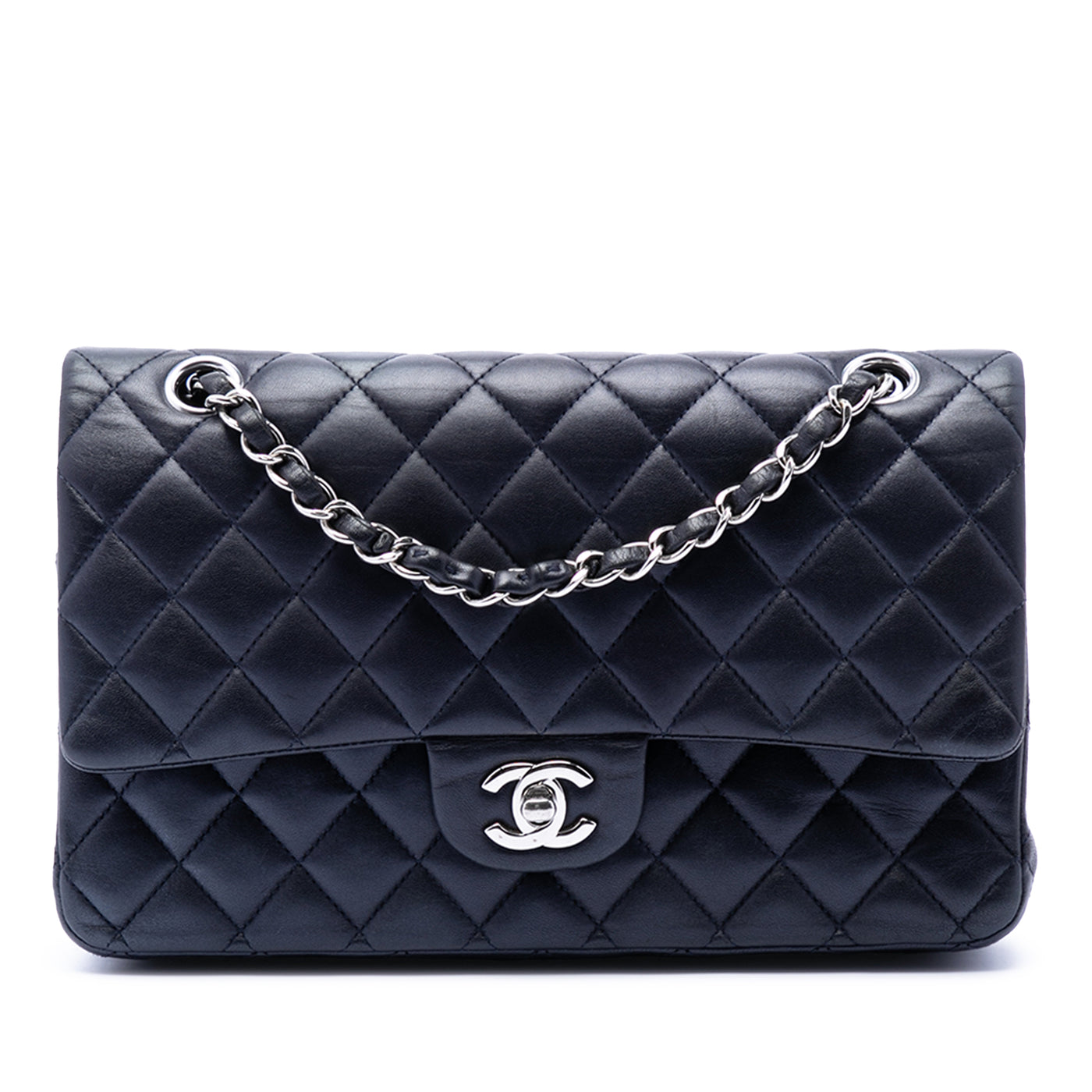 Medium Classic Lambskin Double Flap - Image 1