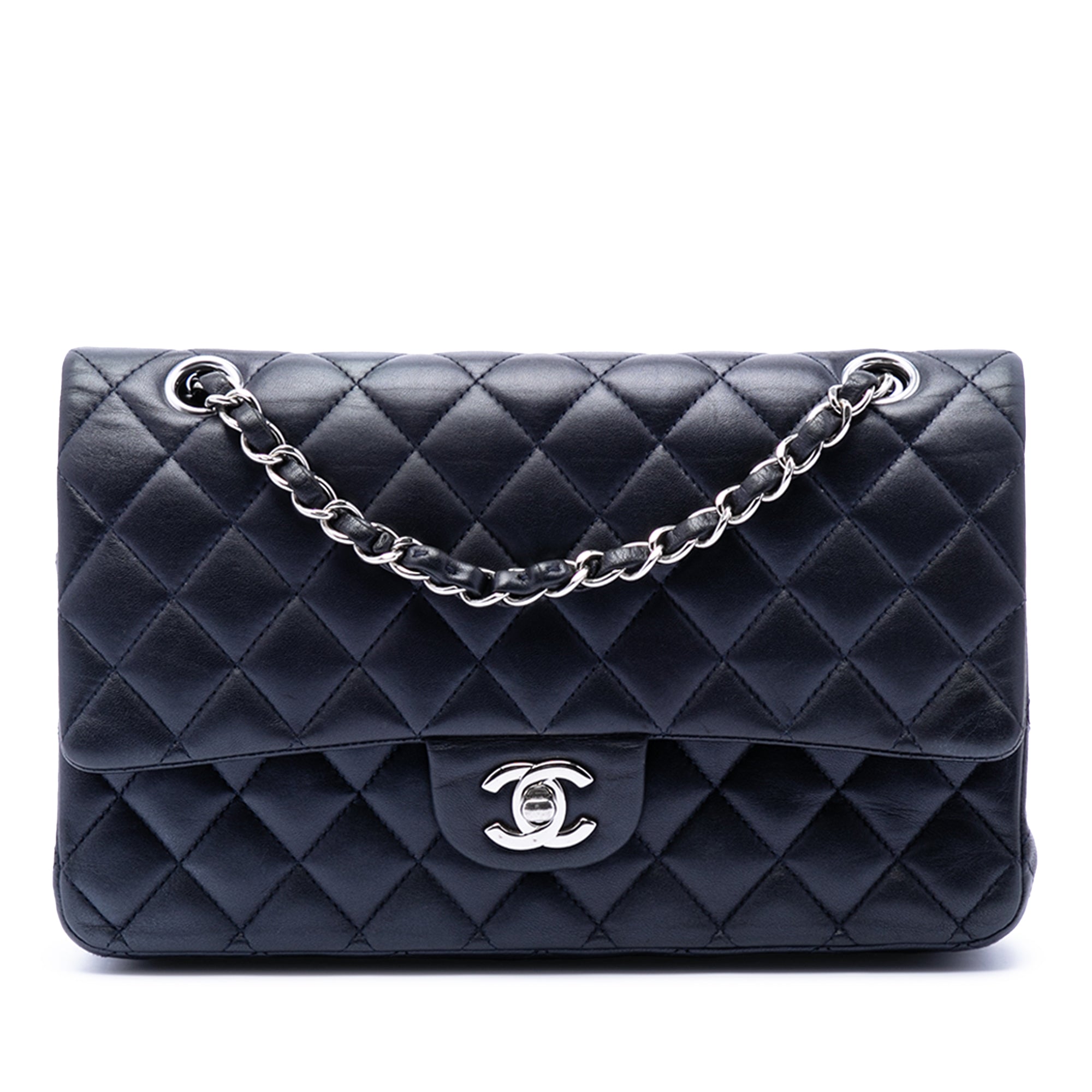 Medium Classic Lambskin Double Flap - Image 1