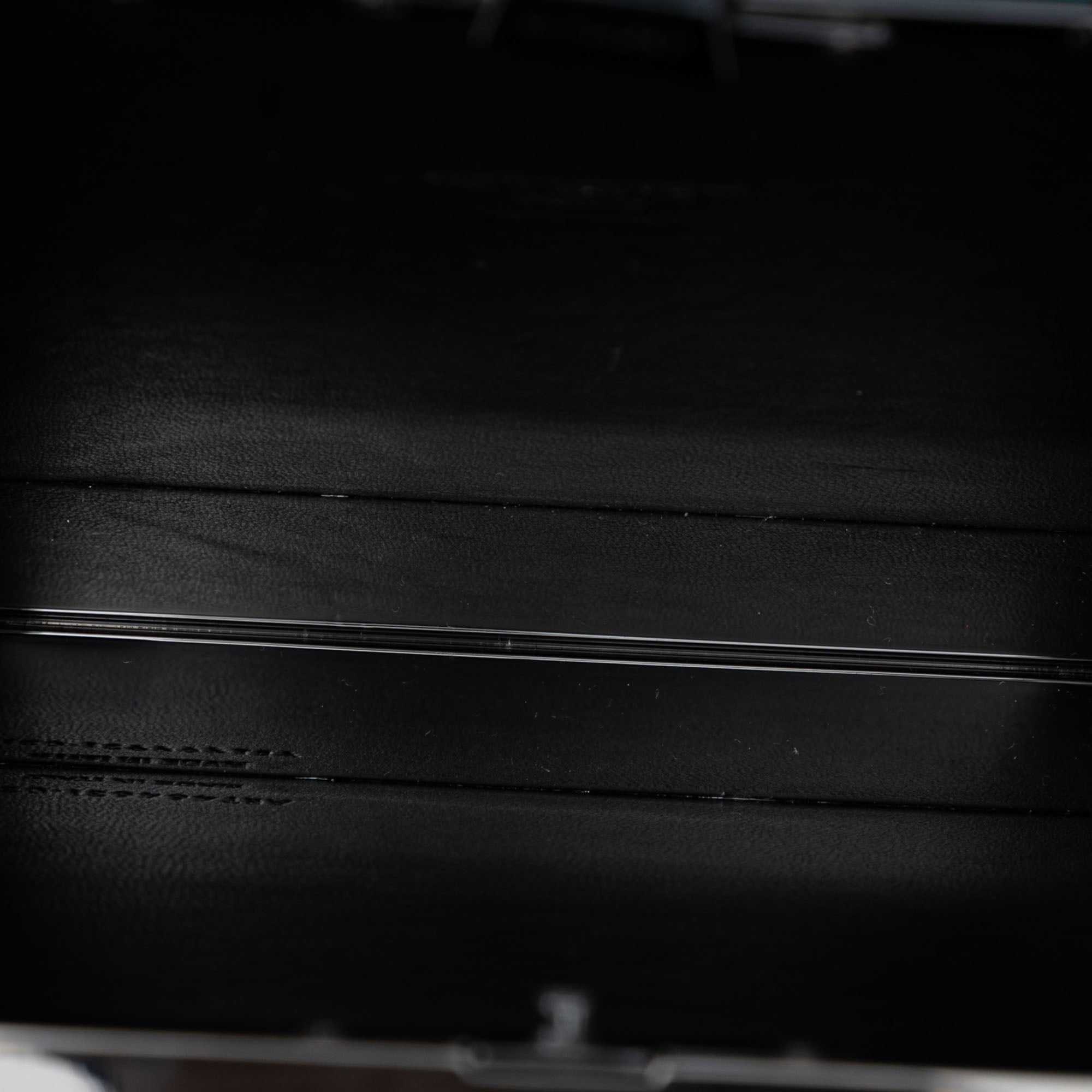 Acrylic Tuxedo Box Clutch on Chain - Image 4