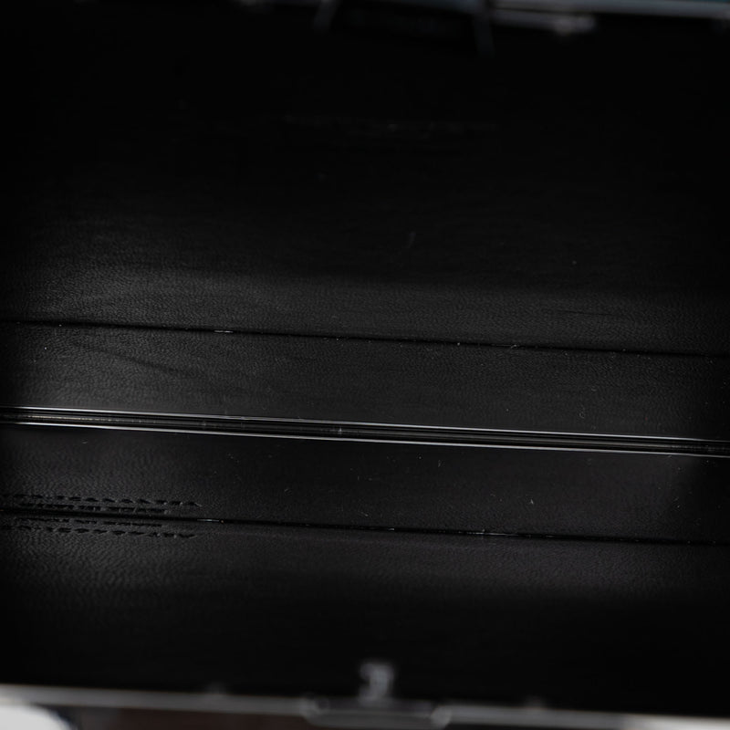 Acrylic Tuxedo Box Clutch on Chain - Image 4