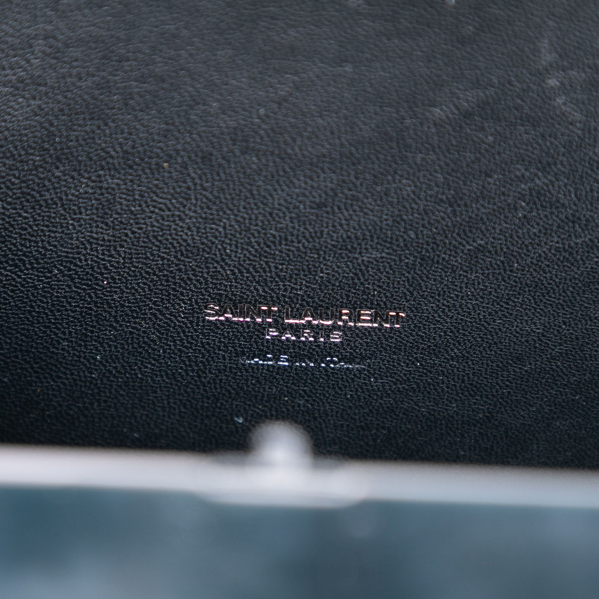 Acrylic Tuxedo Box Clutch on Chain - Image 5