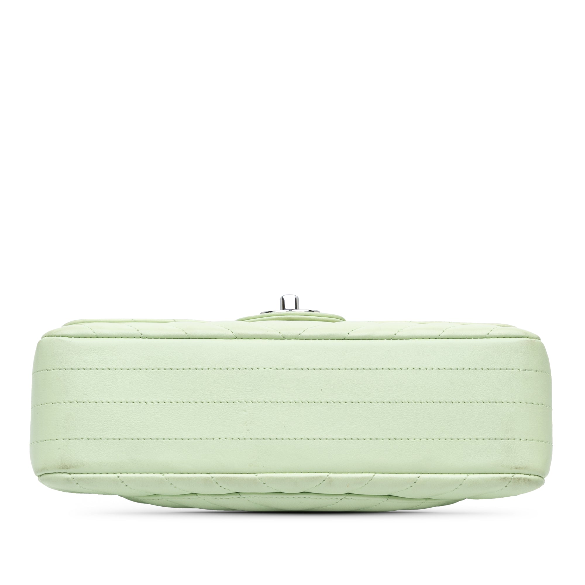 Small Classic Chevron Lambskin Double Flap - Image 3