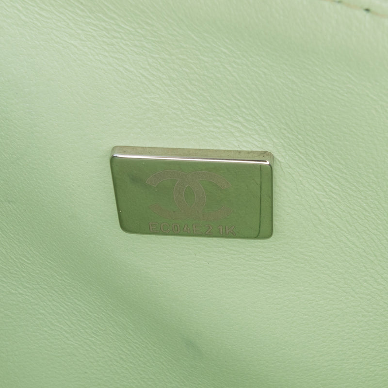 Small Classic Chevron Lambskin Double Flap - Image 6