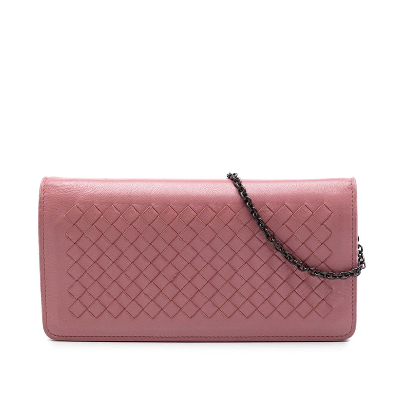 Nappa Intrecciato Continental Wallet on Chain