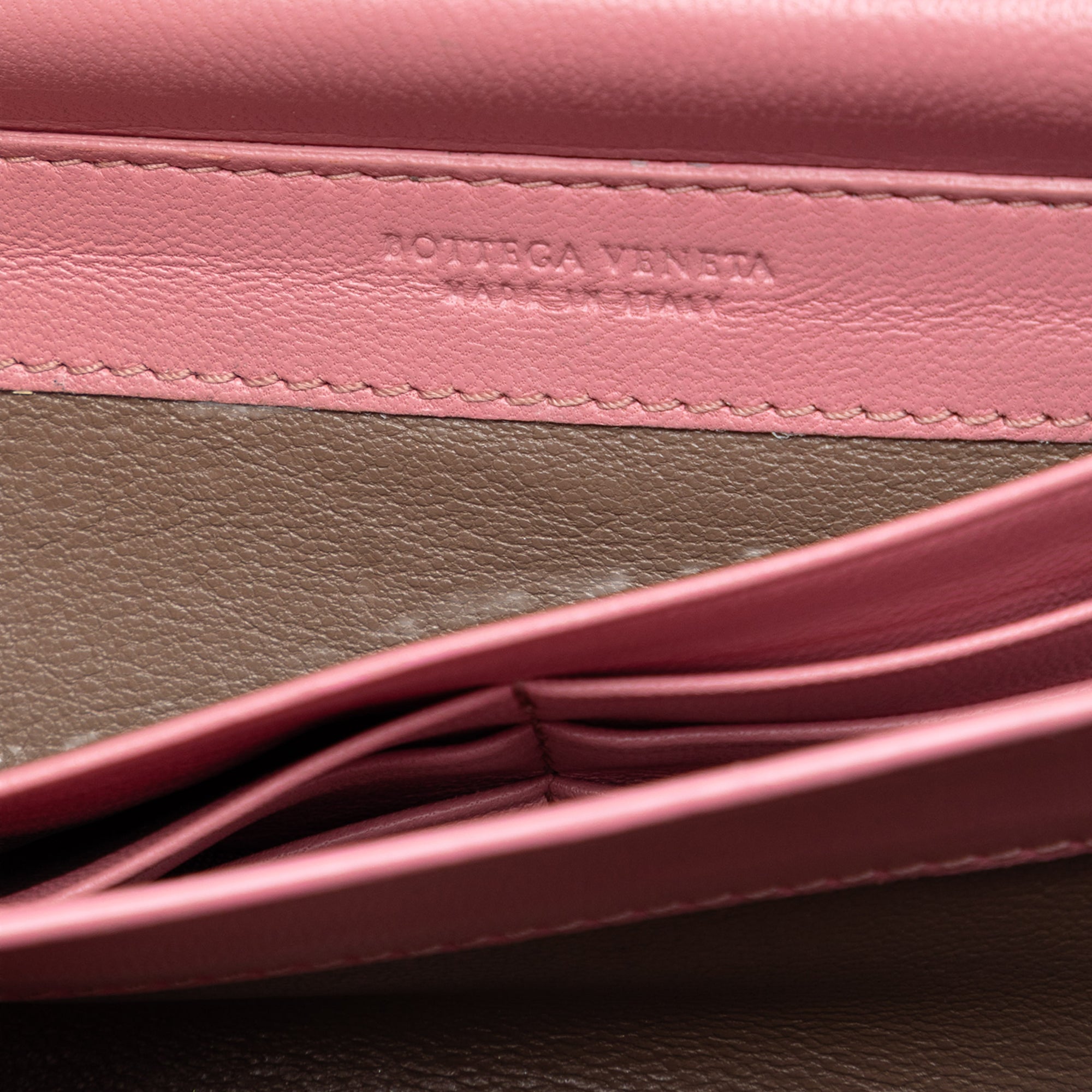 Nappa Intrecciato Continental Wallet on Chain - Image 5
