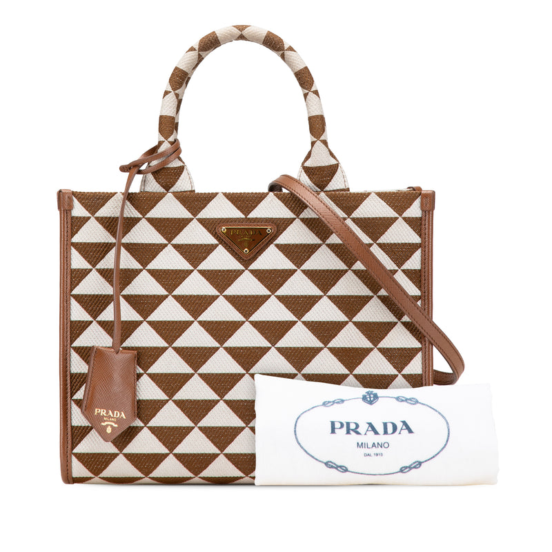 Small Canvas Symbole Triangolo Satchel - Image 12