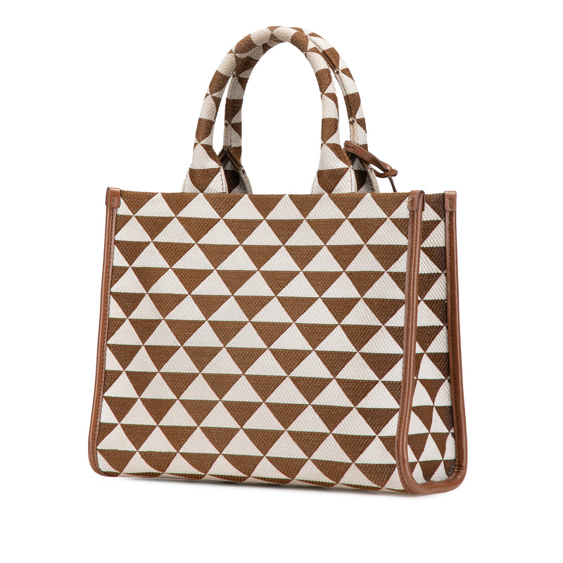 Small Canvas Symbole Triangolo Satchel - Image 2