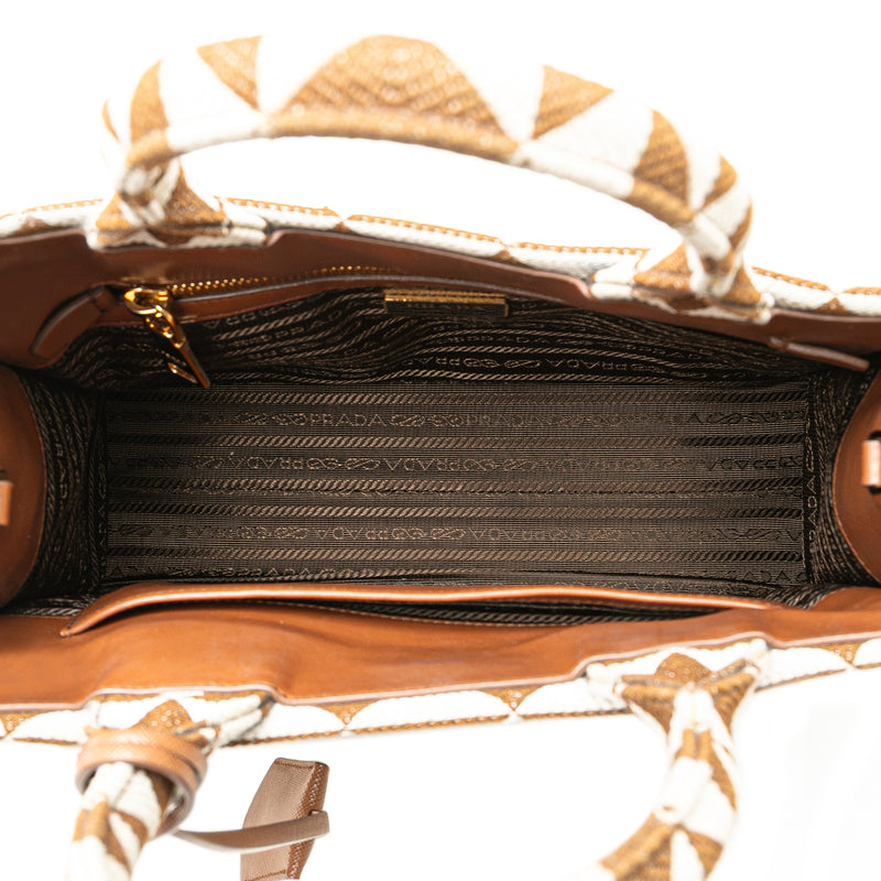 Small Canvas Symbole Triangolo Satchel - Image 4