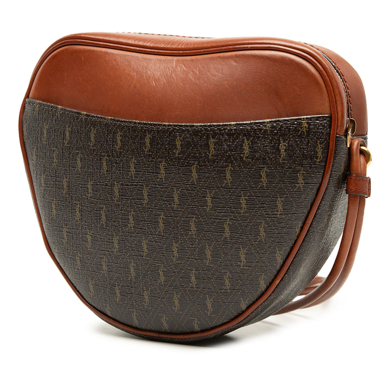 Le Monogramme Coated Canvas and Leather Coeur Crossbody - Image 2
